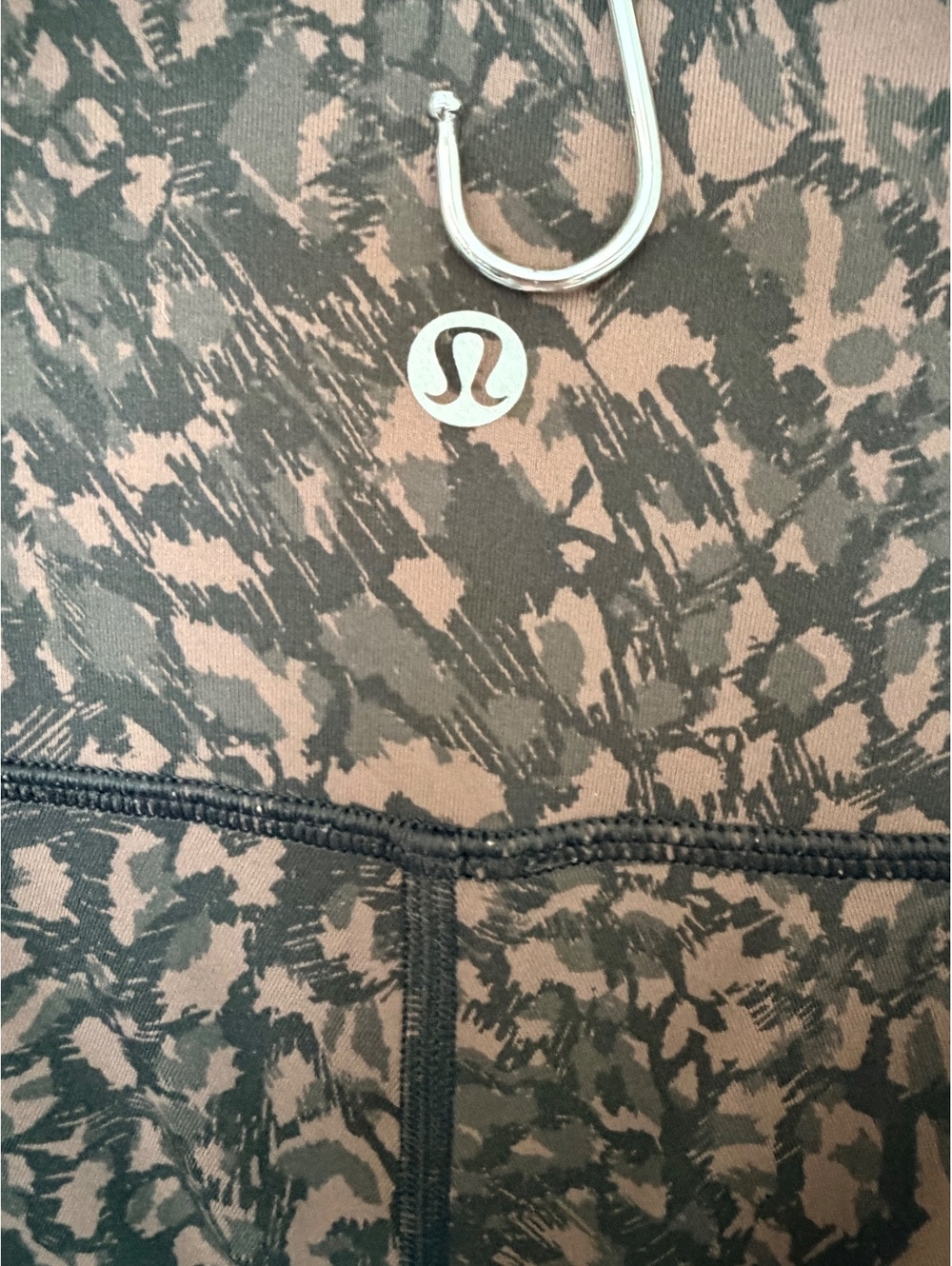 Lululemon Wunder Under High-Rise Cheetah Leggings Brown Size 4 - 28”